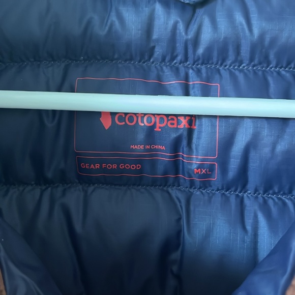 Cotopaxi Men’s Fuego Down Brown Acorn Stripes Jacket, NWT - Picture 5 of 8